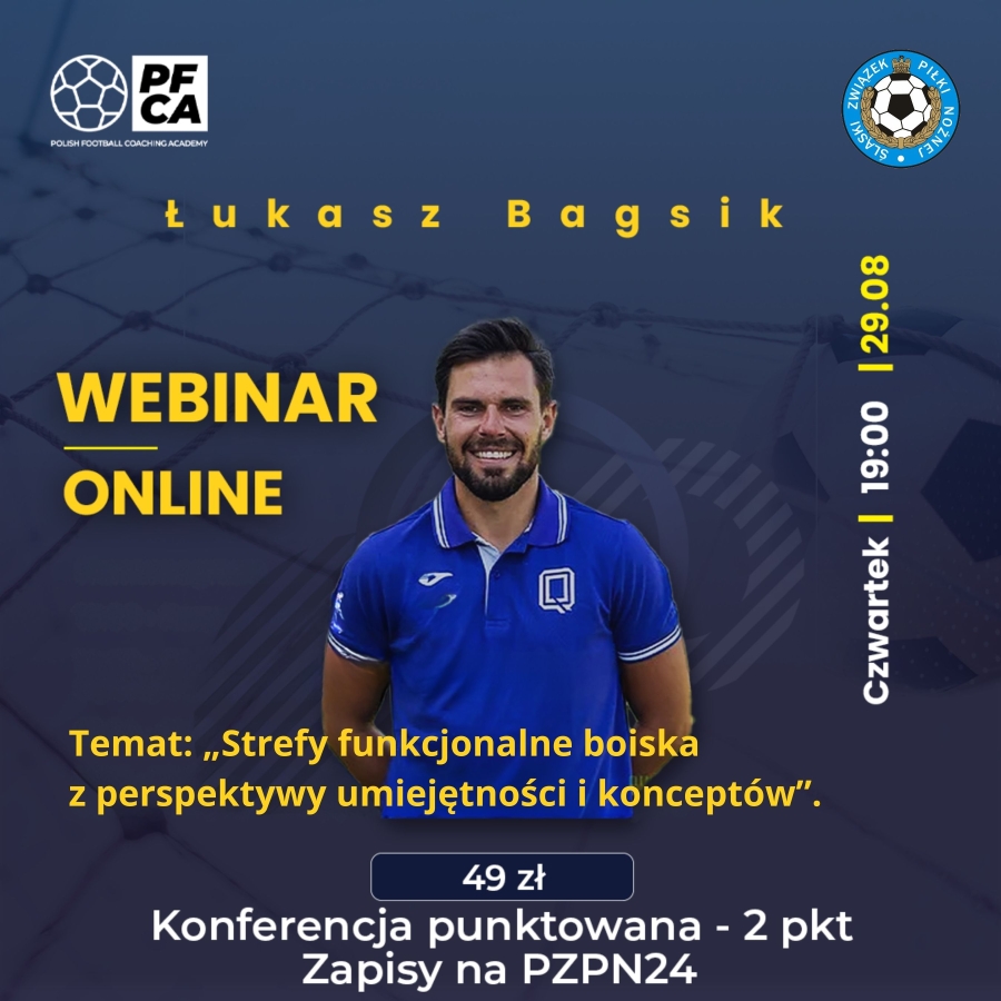 Zapraszamy na punktowany webinar z Łukaszem Bagsikiem