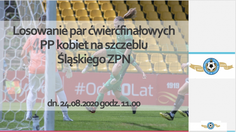 Losowanie par ćwierćfinałowych Pucharu Polski Kobiet na szczeblu Śląskiego Związku Piłki Nożnej