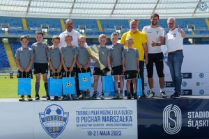 Michał Probierz podziwiał 9-latków rywalizujących na Stadionie Śląskim