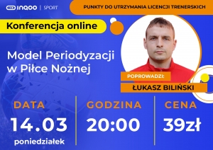 Konferencja online z trenerem Łukaszem Bilińskim