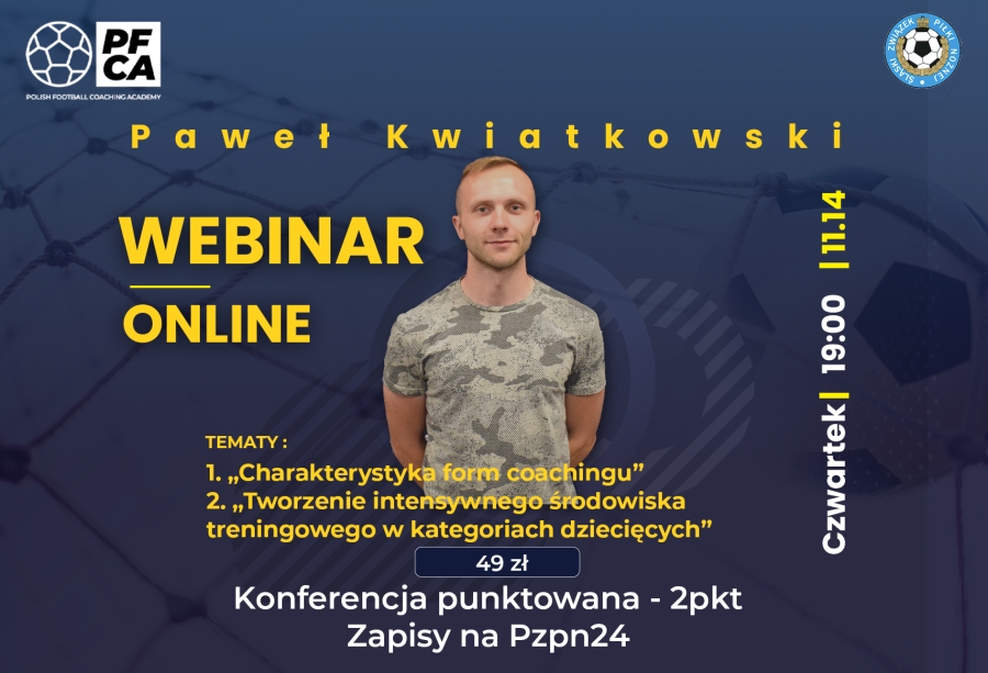 Zapraszamy na punktlowany webinar z Pawłem Kwiatkowskim