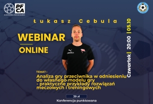 Zapraszamy na webinar z Łukaszem Cebulą