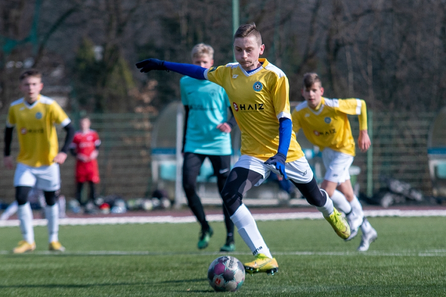 Cztery gole Bartłomieja Morawca w sparingu reprezentacji Śląskiego ZPN U14