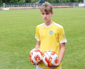 Dwa gole Kamila Małoty zamknęły sezon reprezentacji U13