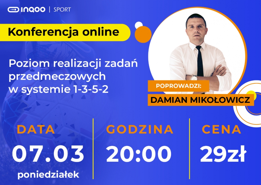 Konferencja on-line z Damianem Mikołowiczem w INQOO Sport