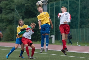 Denis Matyśkiewicz rozpoczął punktowe strzelanie reprezentacji Śląskiego ZPN U14